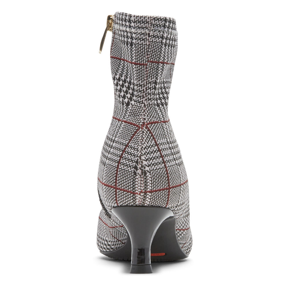 Booties Rockport Womens - Total Motion Alaiya Stretch Grey - Philippines GEWK-03749